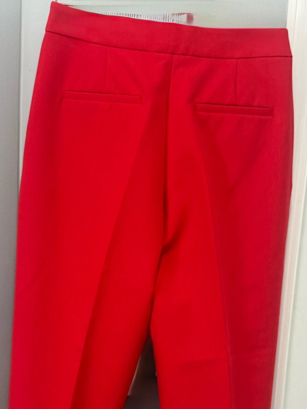 Zara Vibrant Red Tailored Pants - Picture 3 of 8